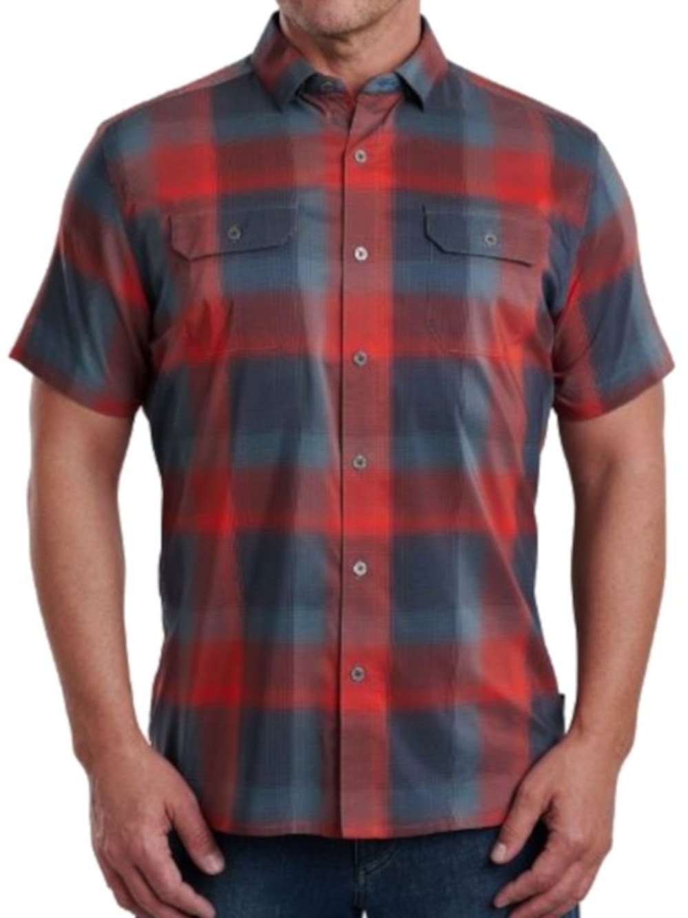 Kuhl Response Shirt Red & Blue Plaid